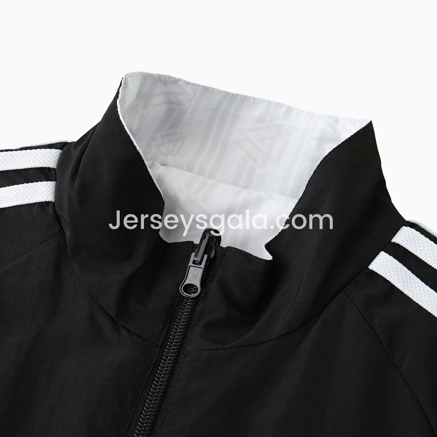 JerseysGala.com | Retro Germany 1990 Double Sided Reversible Windbreaker - White & Black -Customize Name, Number and Patch | Worldwide Shipping