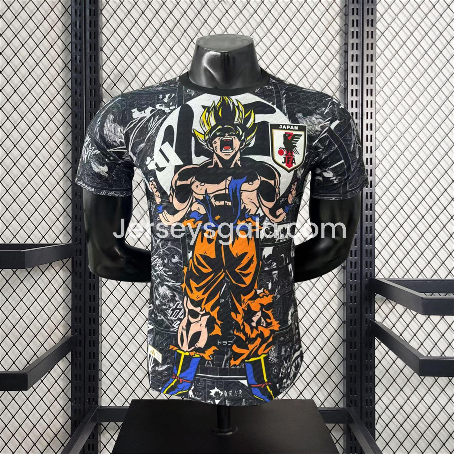 JerseysGala.com | Japan 25-26 Muscle Saiyan Black Special Jersey - Player Version -Customize Name, Number and Patch | Worldwide Shipping