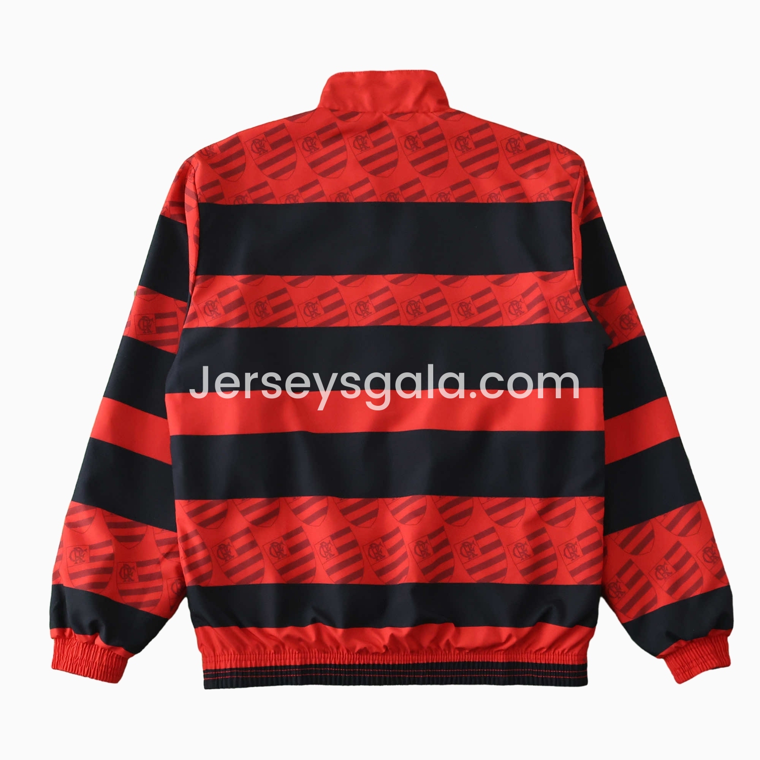 JerseysGala.com | Flamengo 24-25 Double Sided Reversible Windbreaker - Red & Blue -Customize Name, Number and Patch | Worldwide Shipping