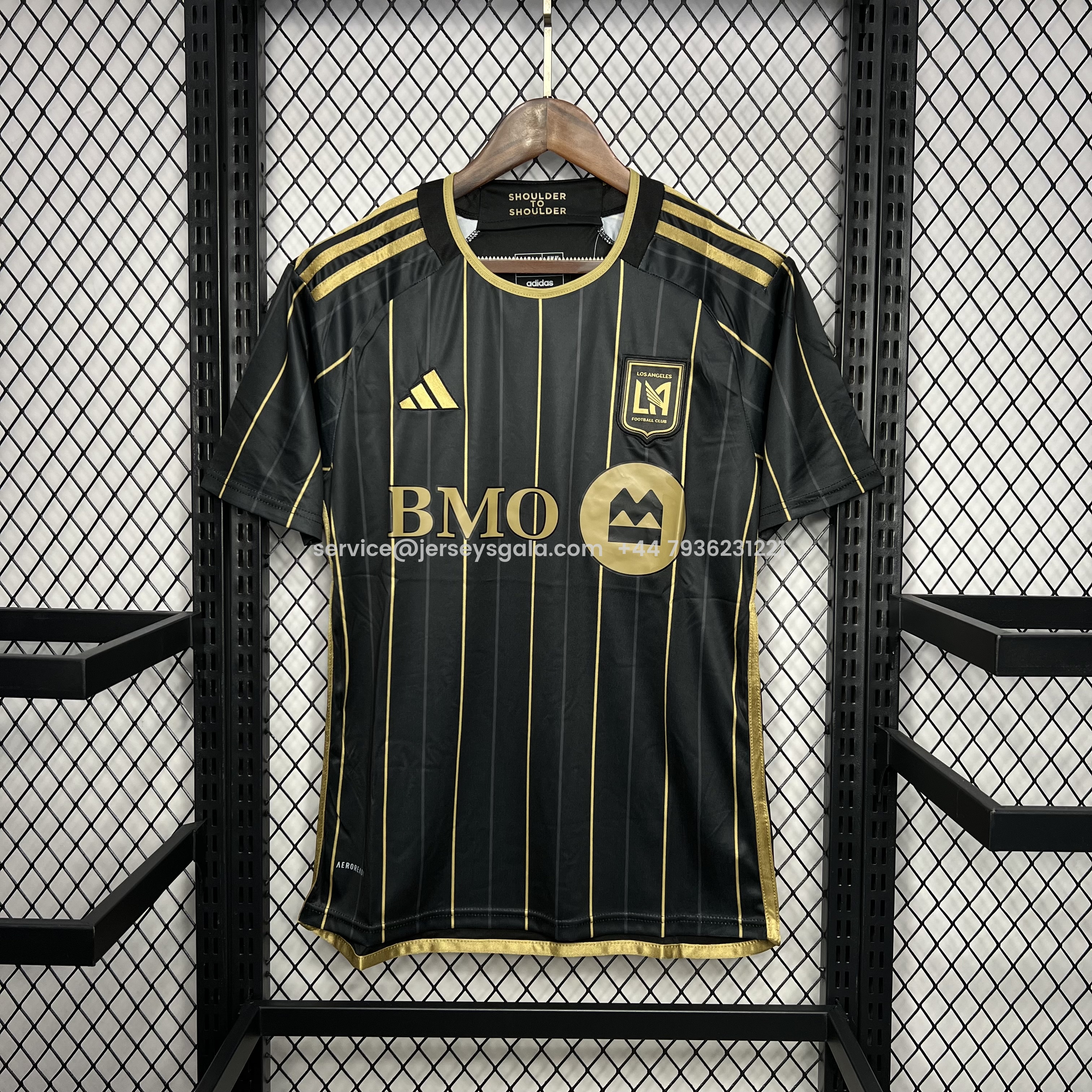JerseysGala.com | Los Angeles FC 2025 Home Jersey - Fans Version -Customize Name, Number and Patch | Worldwide Shipping