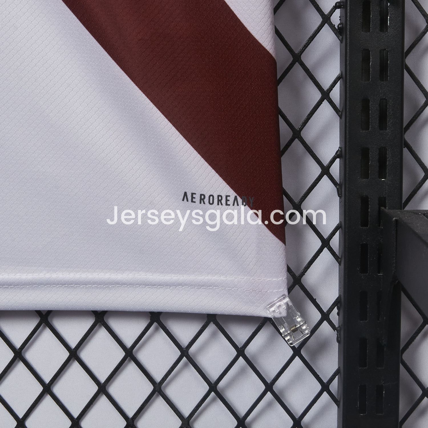 JerseysGala.com | Bayern Munich 25-26 Throwback Trefoil Red Stripe White Special Jersey - Fans Version -Customize Name, Number and Patch | Worldwide Shipping