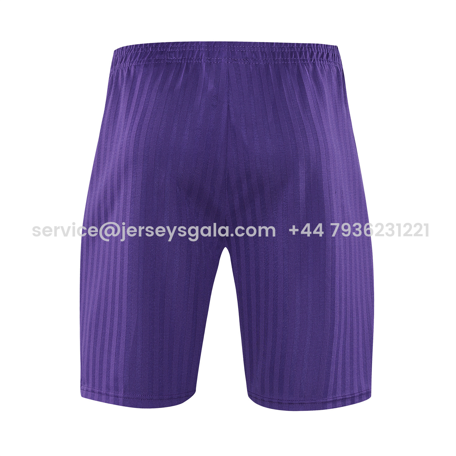 JerseysGala.com | Real Madrid 25-26 Vest Training Set - Pure White Vest & Purple Shorts -Customize Name, Number and Patch | Worldwide Shipping