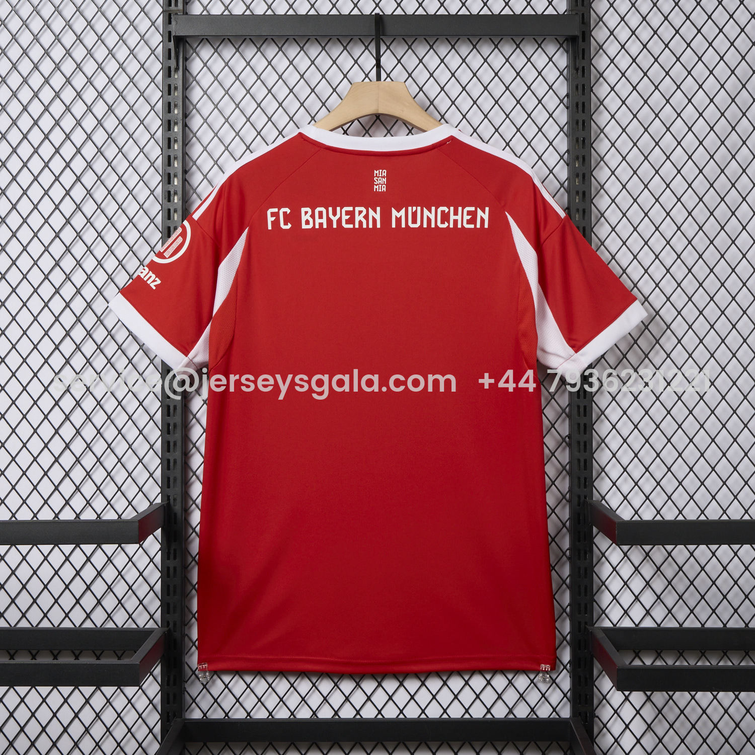 JerseysGala.com | Bayern Munich 25-26 Home Red Jersey - Fans Version -Customize Name, Number and Patch | Worldwide Shipping