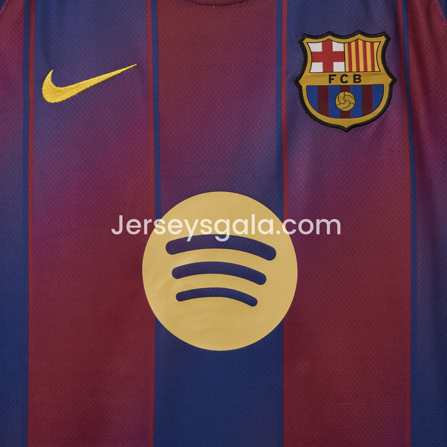 JerseysGala.com | Barcelona 25-26 Home Jersey - Fans Version -Customize Name, Number and Patch | Worldwide Shipping