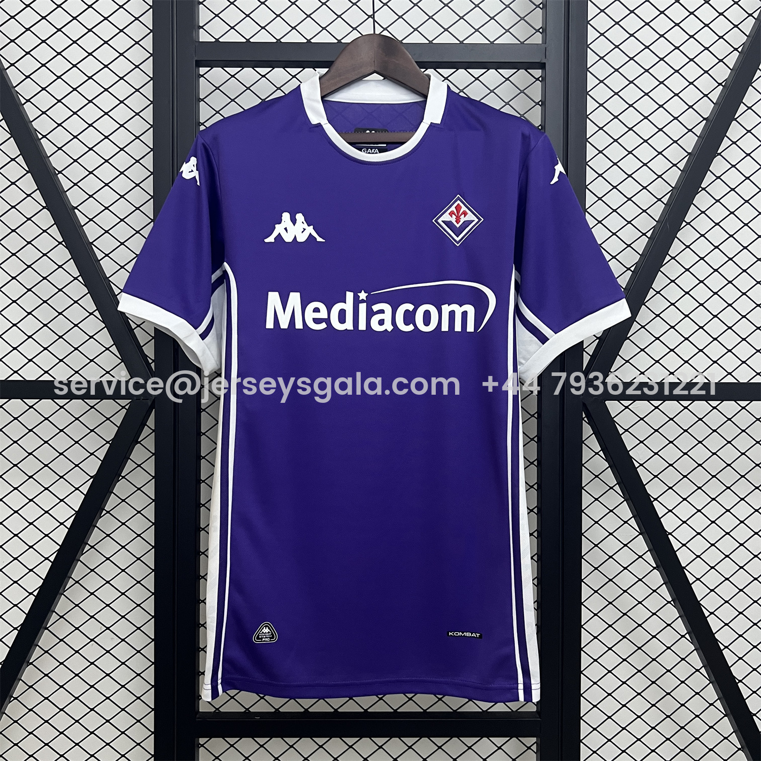 JerseysGala.com | Fiorentina 25-26 Home Jersey - Fans Version -Customize Name, Number and Patch | Worldwide Shipping