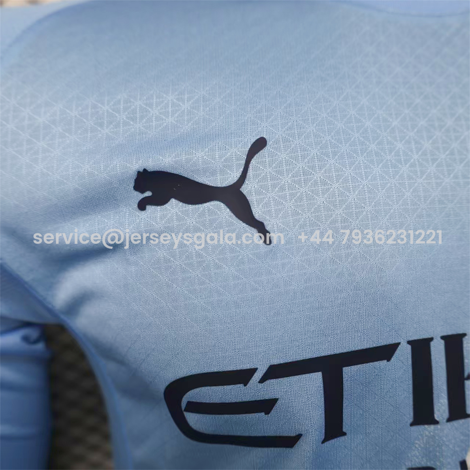 JerseysGala.com | Manchester City 25-26 Home Long Sleeves Jersey - Player Version -Customize Name, Number and Patch | Worldwide Shipping