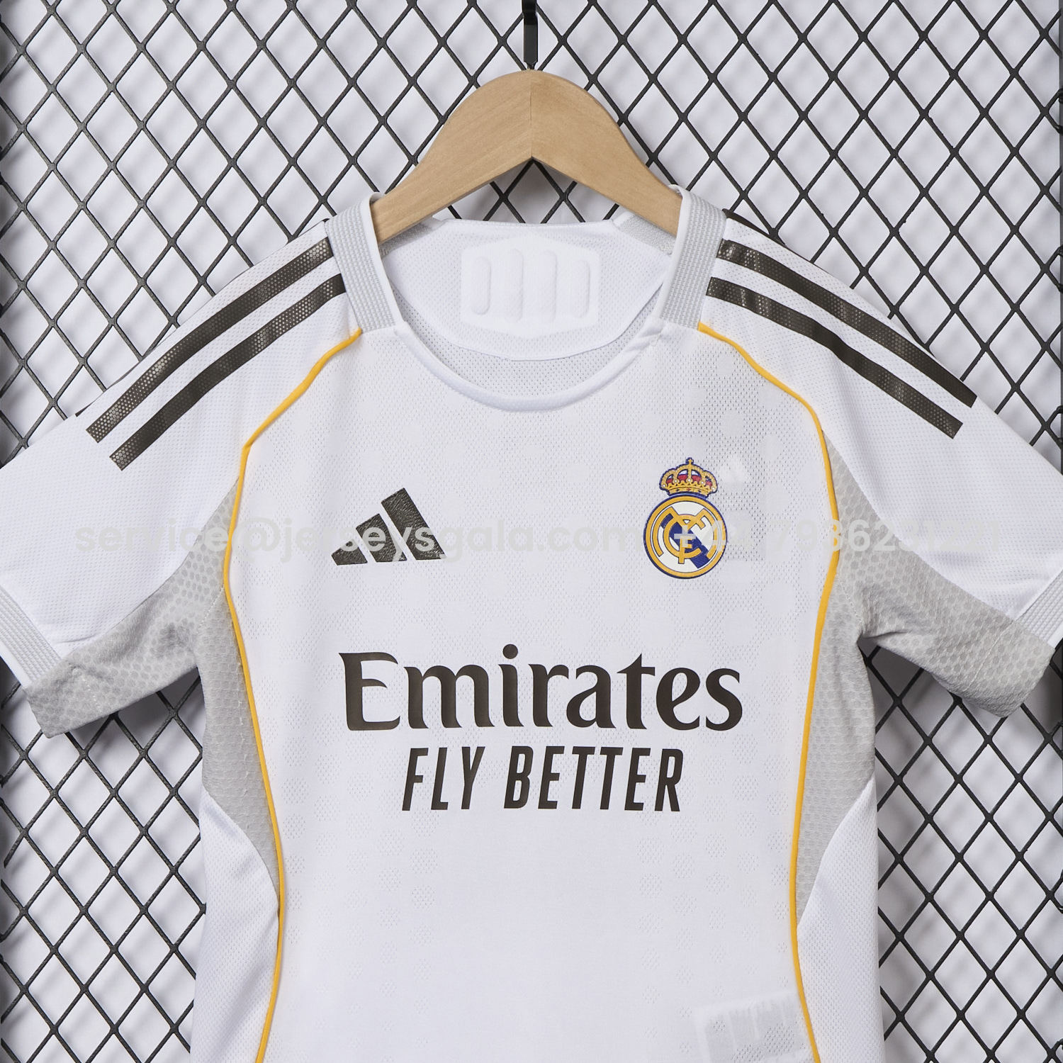 JerseysGala.com | Real Madrid 25-26 Home White Kids Kit - Player Version -Customize Name, Number and Patch | Worldwide Shipping
