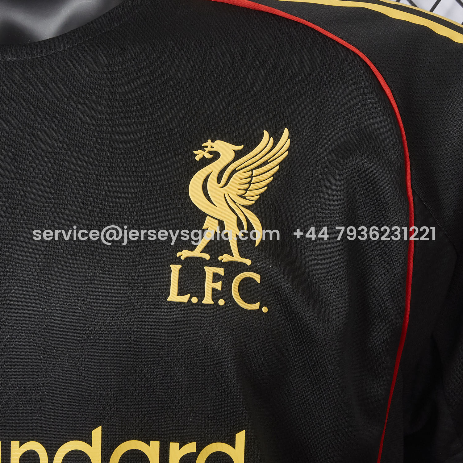 JerseysGala.com | Liver.pool 25-26 Black Special Jersey - Player Version -Customize Name, Number and Patch | Worldwide Shipping