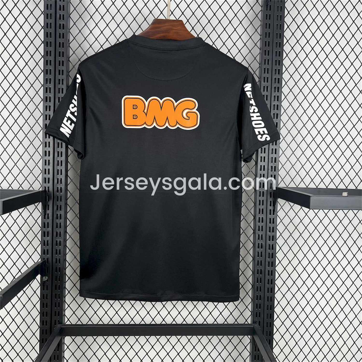 JerseysGala.com | Retro Santos 2011-12 Black Jersey -Customize Name, Number and Patch | Worldwide Shipping