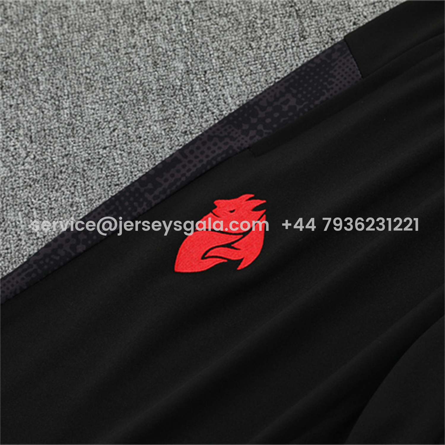 JerseysGala.com | AC Milan 25-26 Long Sleeve Training Set - Black Top & Black Pants -Customize Name, Number and Patch | Worldwide Shipping