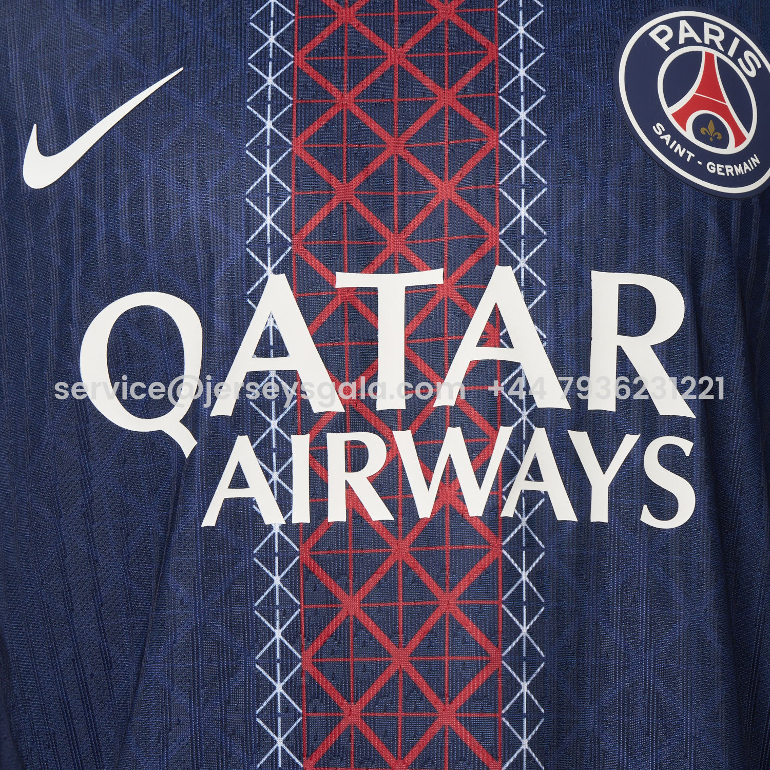 JerseysGala.com | Paris Saint-Germain PSG 25-26 Home Jersey - Player Version -Customize Name, Number and Patch | Worldwide Shipping