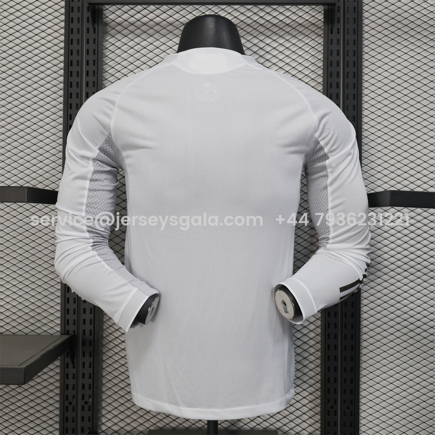JerseysGala.com | Real Madrid 25-26 Home Long Sleeves Jersey - Player Version -Customize Name, Number and Patch | Worldwide Shipping