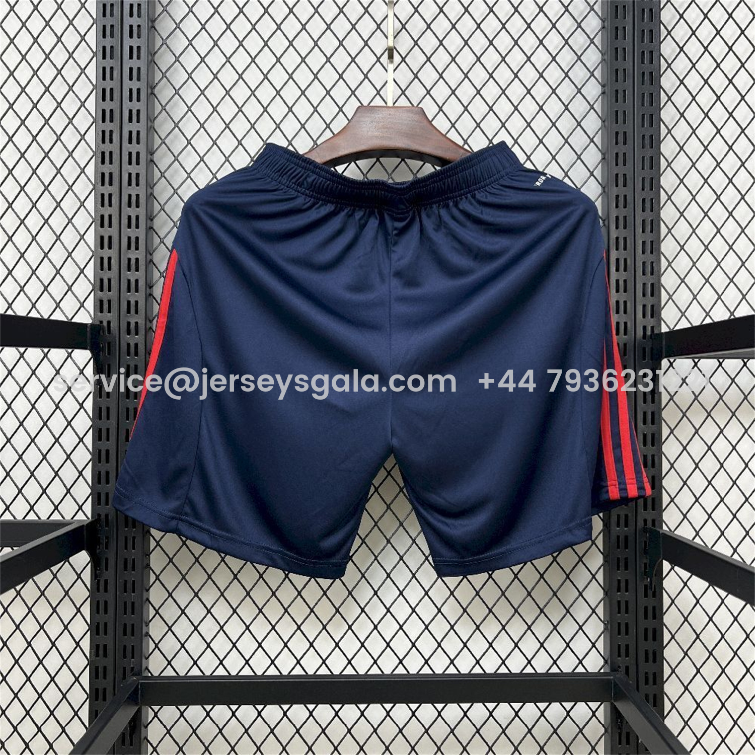 JerseysGala.com | Arsenal 25-26 Away Blue Shorts - Fans Version -Customize Name, Number and Patch | Worldwide Shipping