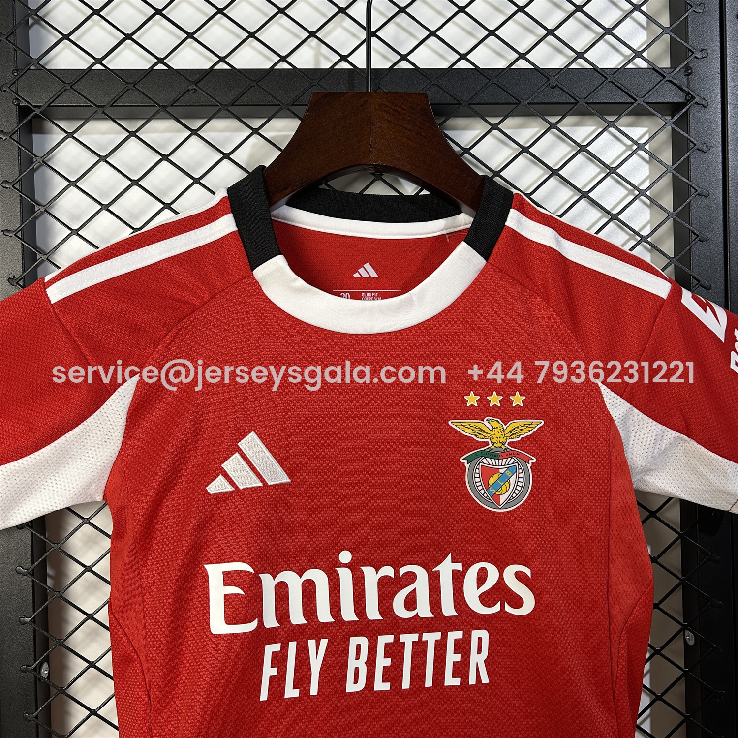 JerseysGala.com | Benfica 25-26 Home Kids Kit -Customize Name, Number and Patch | Worldwide Shipping