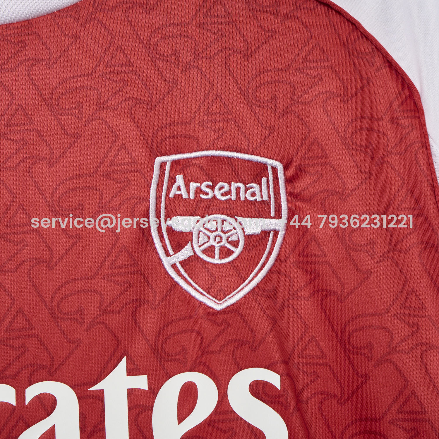 JerseysGala.com | Arsenal 25-26 Home Jersey - Fans Version -Customize Name, Number and Patch | Worldwide Shipping