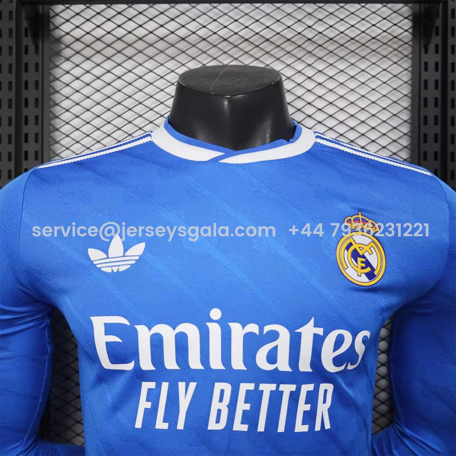 JerseysGala.com | Real Madrid 25-26 Third Long Sleeves Jersey - Player Version -Customize Name, Number and Patch | Worldwide Shipping