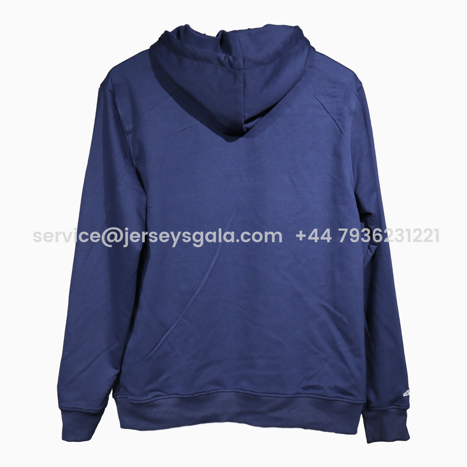 JerseysGala.com | Arsenal 25-26 Pure Color Training Hoodie Set - Deep Blue Hoodie and Deep Blue Pants -Customize Name, Number and Patch | Worldwide Shipping