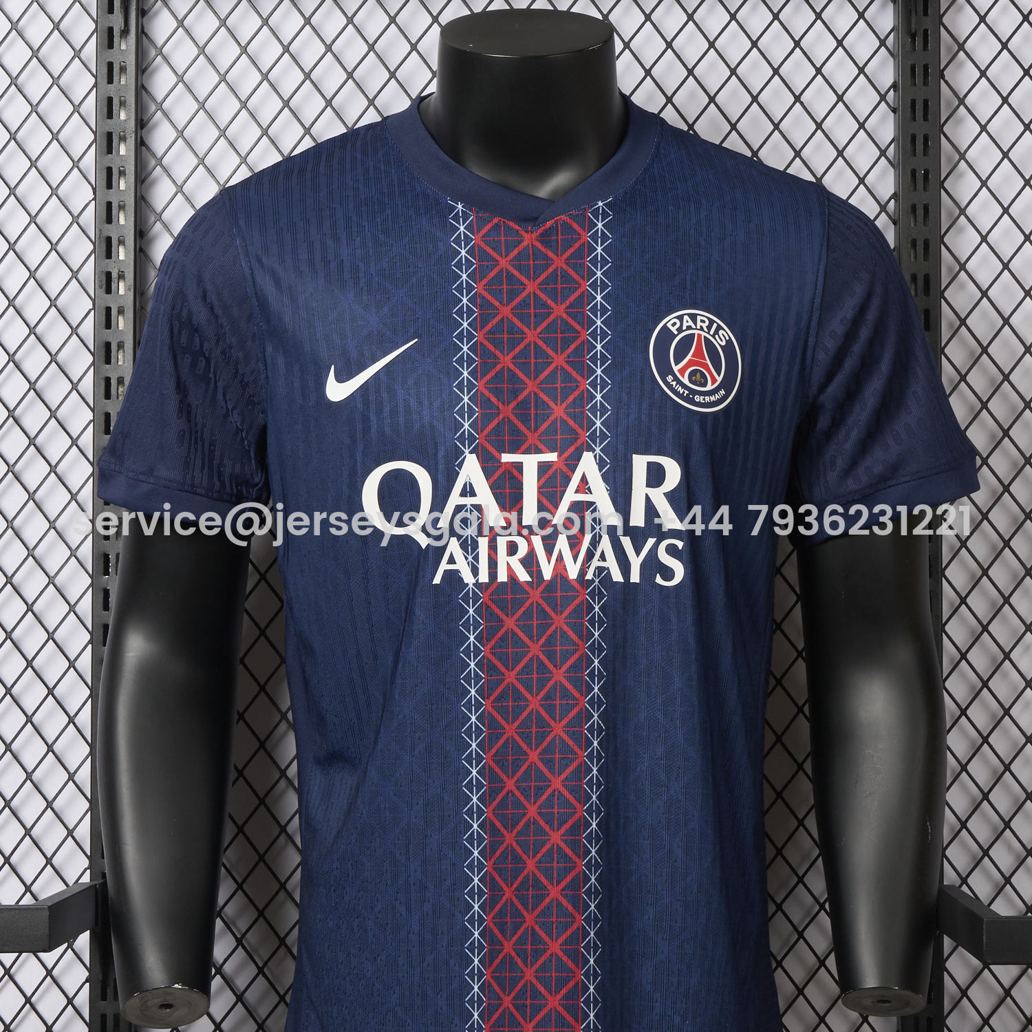 JerseysGala.com | Paris Saint-Germain PSG 25-26 Home Jersey - Player Version -Customize Name, Number and Patch | Worldwide Shipping