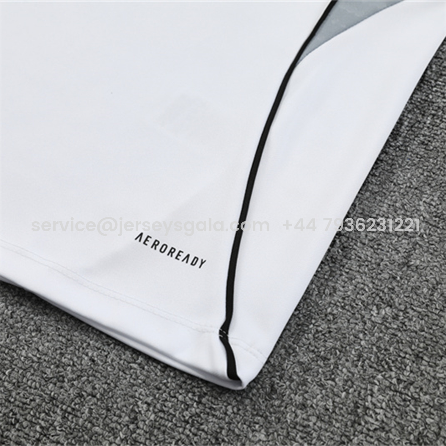 JerseysGala.com | Germany 25-26 Long Sleeve Training Set - White Top and Black Pants -Customize Name, Number and Patch | Worldwide Shipping