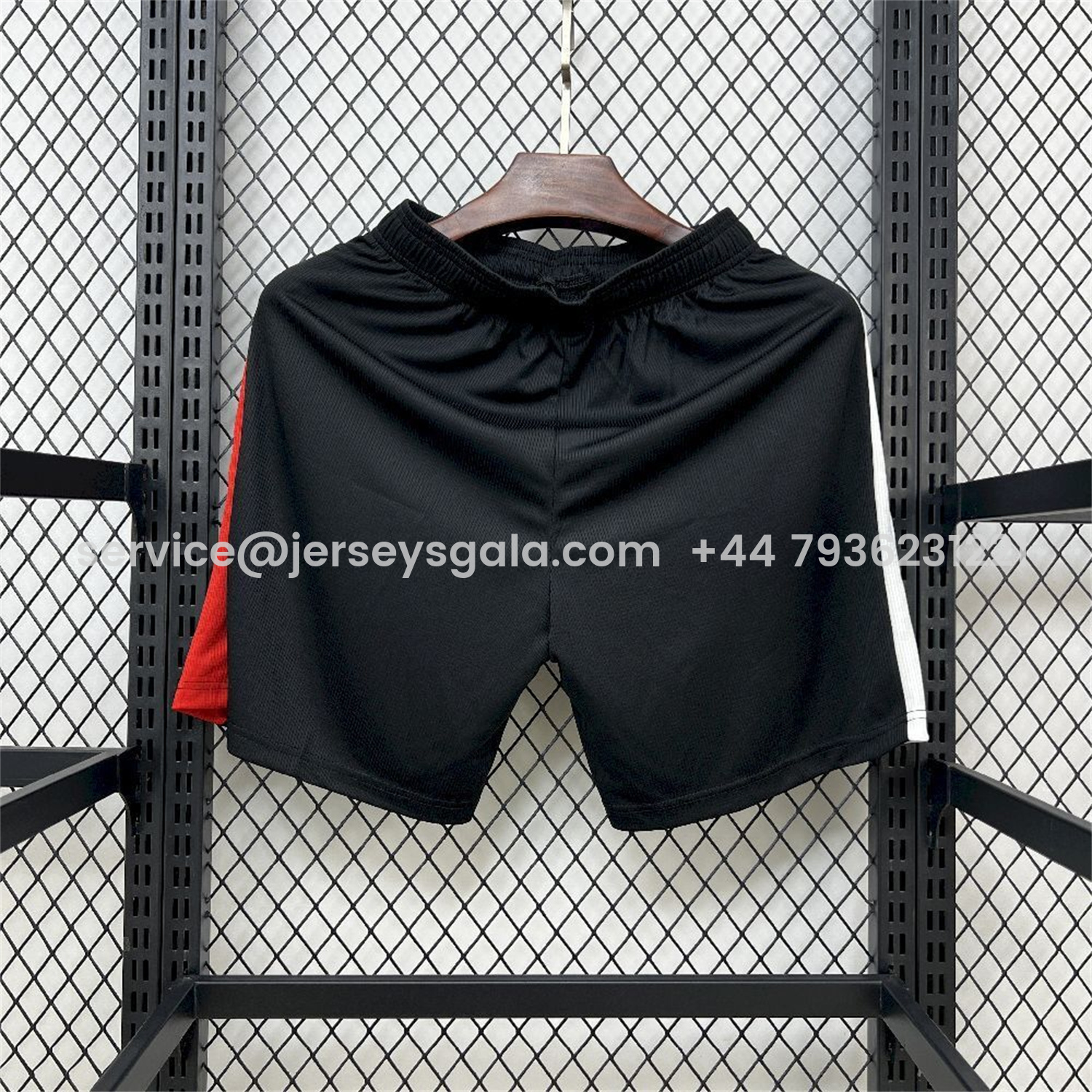 JerseysGala.com | Feyenoord 25-26 Home Black Shorts - Fans Version -Customize Name, Number and Patch | Worldwide Shipping