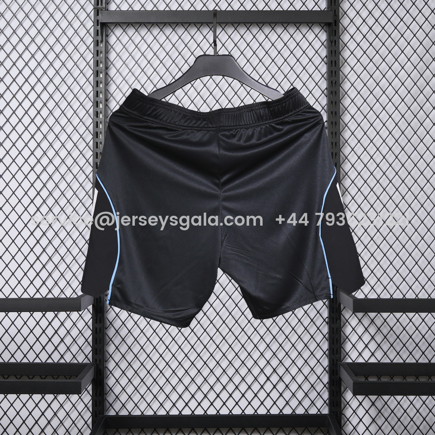JerseysGala.com | Newcastle United 25-26 Home Black Shorts - Player Version -Customize Name, Number and Patch | Worldwide Shipping