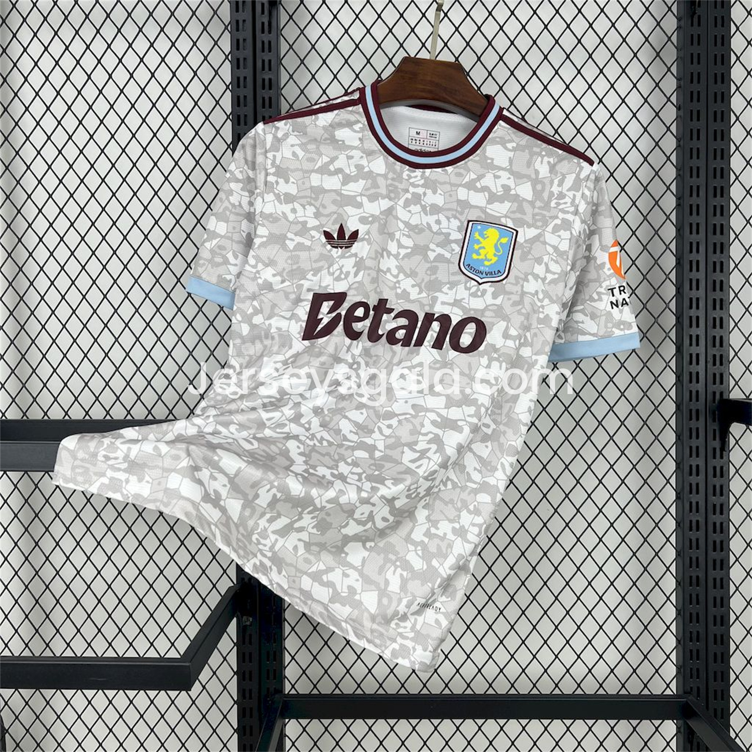 JerseysGala.com | Aston Villa 25-26 White Special Edition Jersey - Fans Version -Customize Name, Number and Patch | Worldwide Shipping
