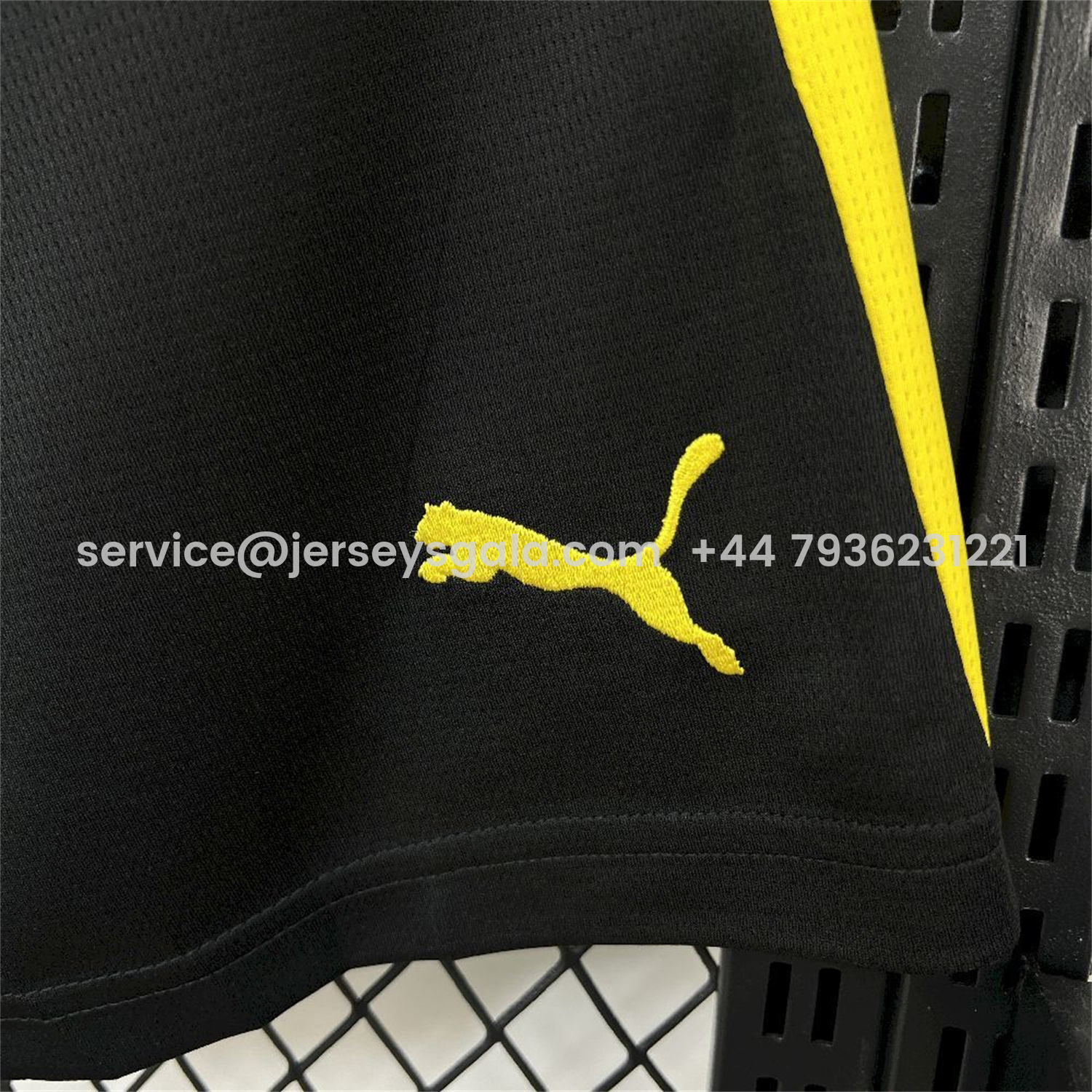 JerseysGala.com | Dortmund 25-26 Home Black Shorts - Fans Version -Customize Name, Number and Patch | Worldwide Shipping