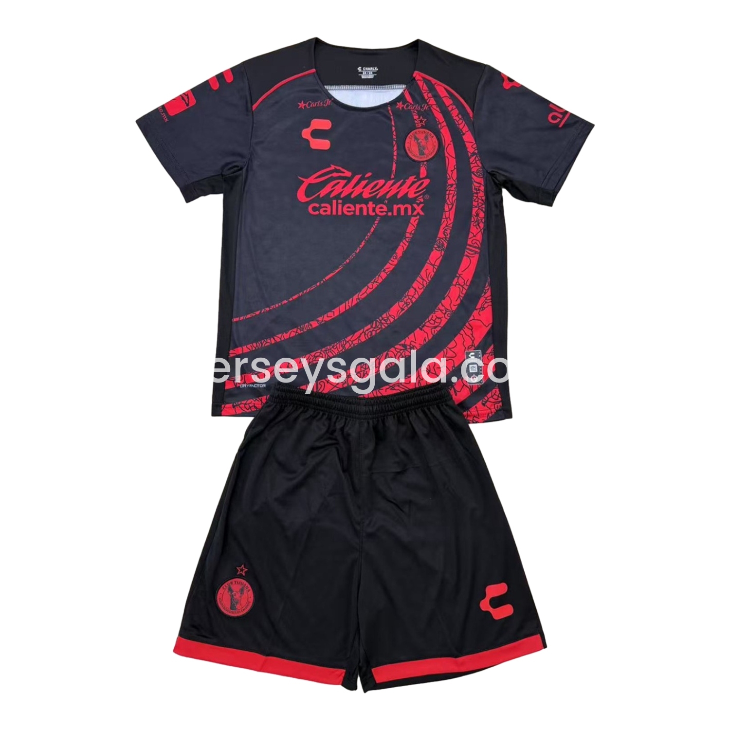 JerseysGala.com | Club Tijuana 24-25 Home Kids Kit -Customize Name, Number and Patch | Worldwide Shipping