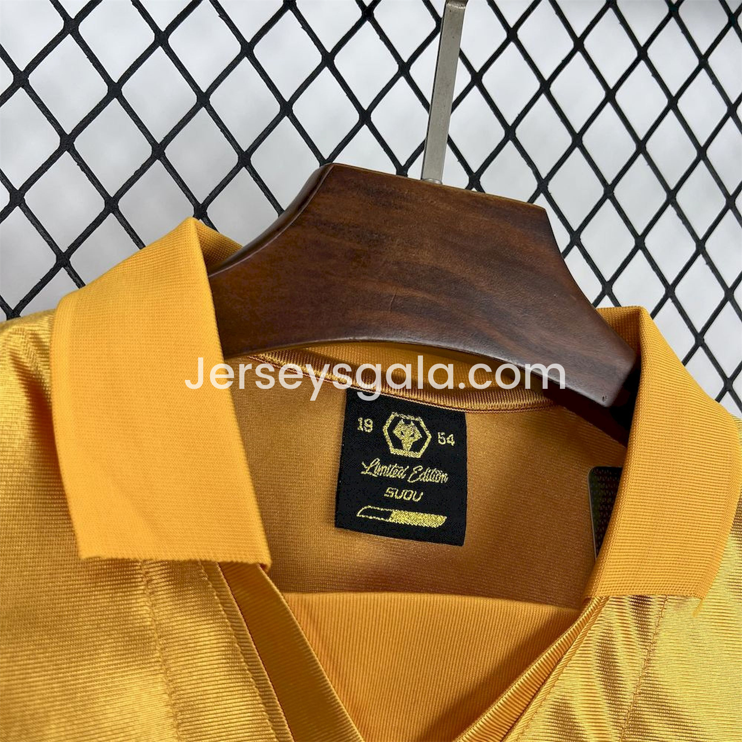 JerseysGala.com | Wolverhampton Wanderers Wolves 24-25 70th Anniversary Jersey - Fans Version -Customize Name, Number and Patch | Worldwide Shipping