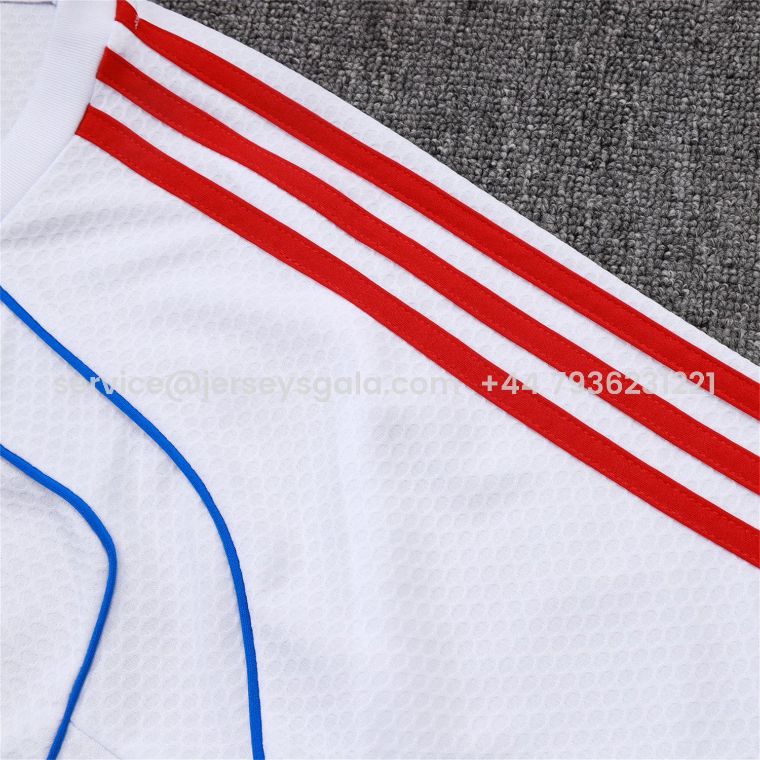 JerseysGala.com | Bayern Munich 25-26 Short-Sleeve Training Set - White Throwback Top & Grey Shorts -Customize Name, Number and Patch | Worldwide Shipping