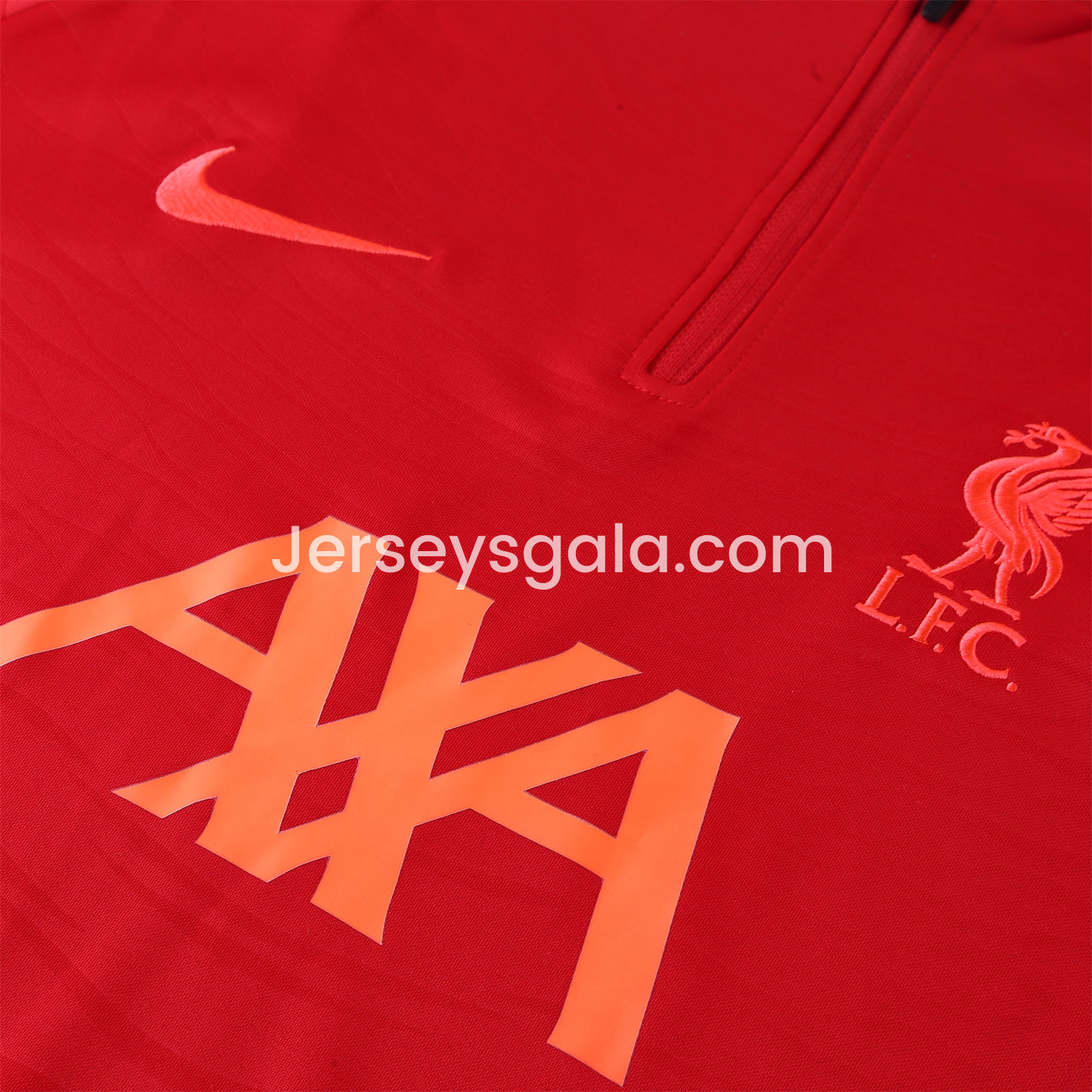 JerseysGala.com | Liver.pool 24-25 Long Sleeve Training Set - Red Top and Pants -Customize Name, Number and Patch | Worldwide Shipping