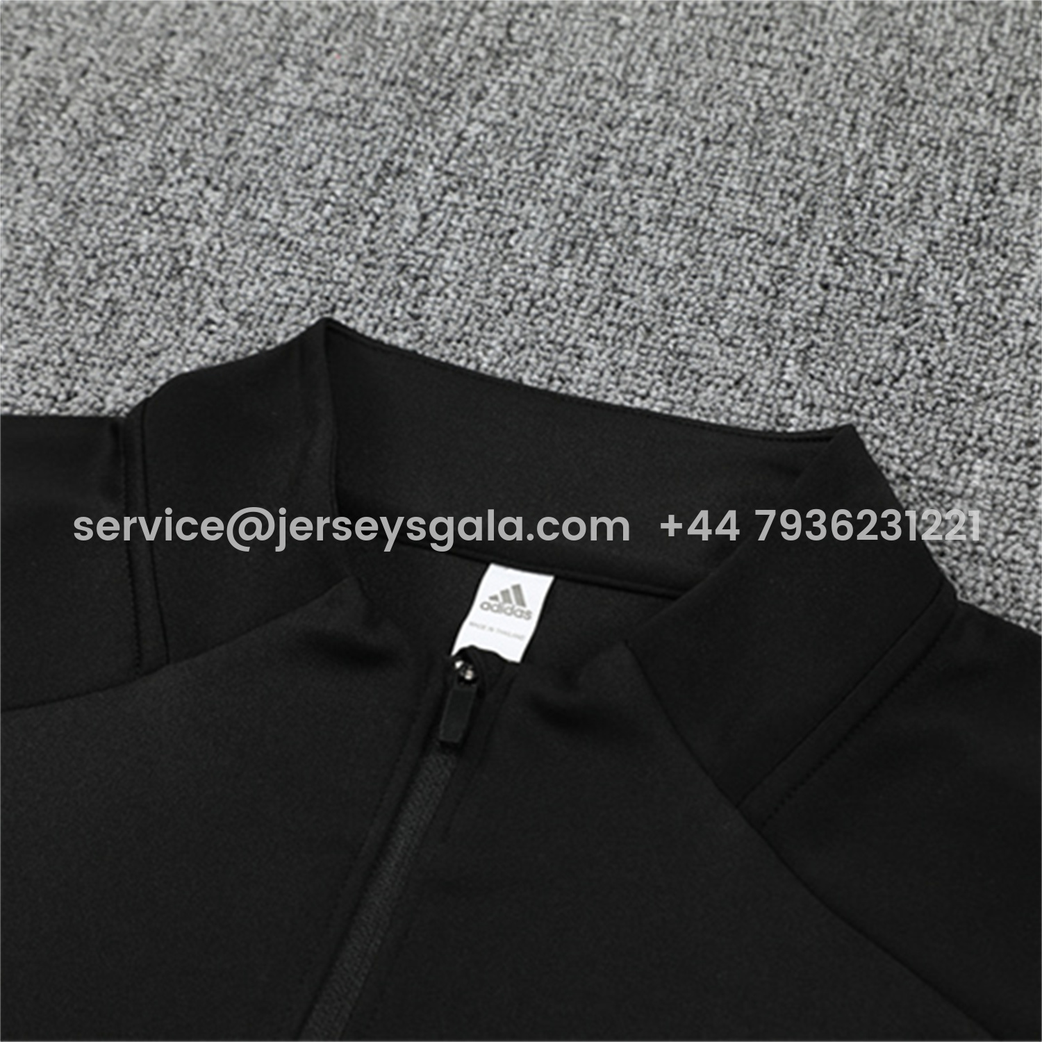 JerseysGala.com | Germany 25-26 Kids Long Sleeve Training Set - Black Top and Black Pants -Customize Name, Number and Patch | Worldwide Shipping