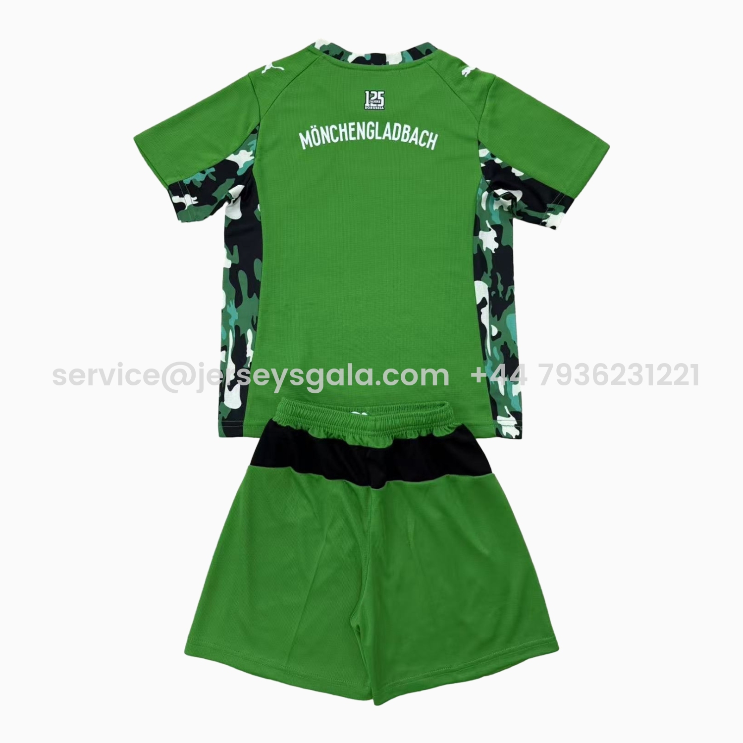 JerseysGala.com | Borussia Mönchengladbach 25-26 Away Kids Kit -Customize Name, Number and Patch | Worldwide Shipping