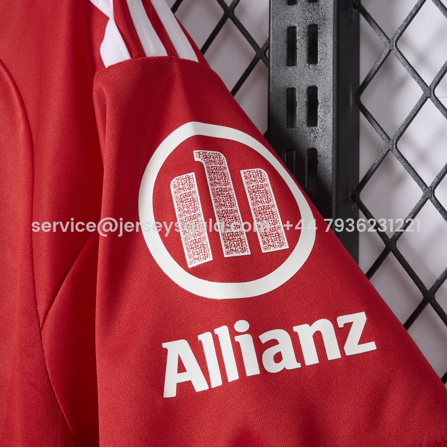 JerseysGala.com | Bayern Munich 25-26 Red Trefoil Goalkeeper Jersey - Fans Version -Customize Name, Number and Patch | Worldwide Shipping