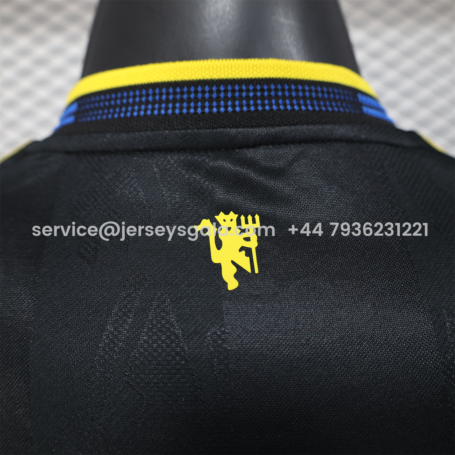 JerseysGala.com | Manchester United 25-26 Third Black Jersey - Player Version -Customize Name, Number and Patch | Worldwide Shipping