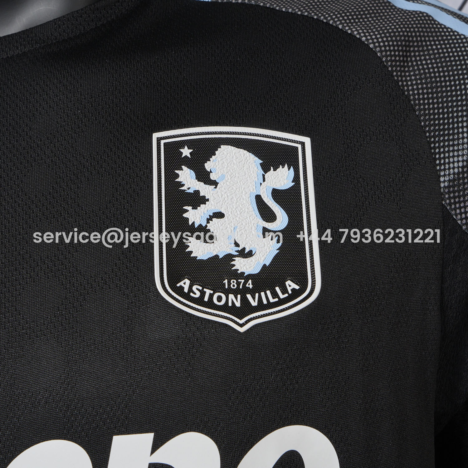 JerseysGala.com | Aston Villa 25-26 Away Jersey - Player Version -Customize Name, Number and Patch | Worldwide Shipping