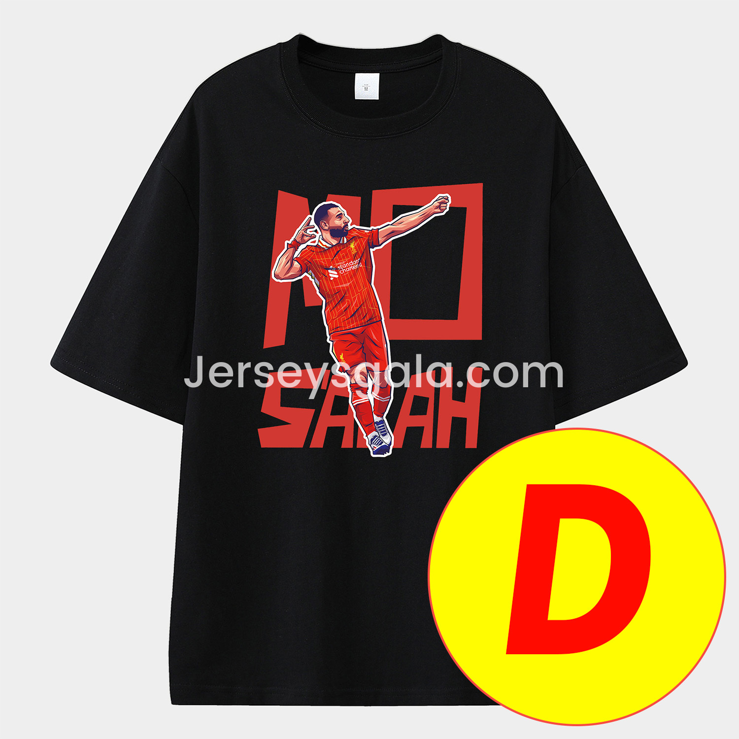 JerseysGala.com | Salah Liverpool Klopp Arnold Unisex Pure Cotton T-shirt -Customize Name, Number and Patch | Worldwide Shipping