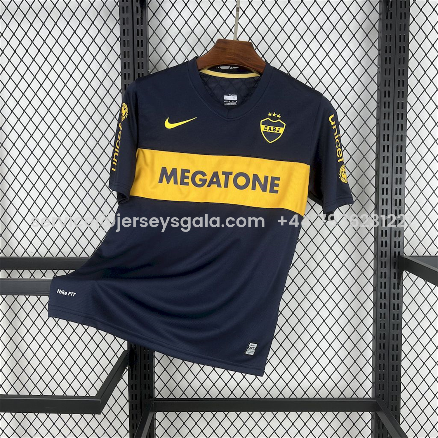 JerseysGala.com | Retro Boca Juniors 2007-08 Home Jersey -Customize Name, Number and Patch | Worldwide Shipping