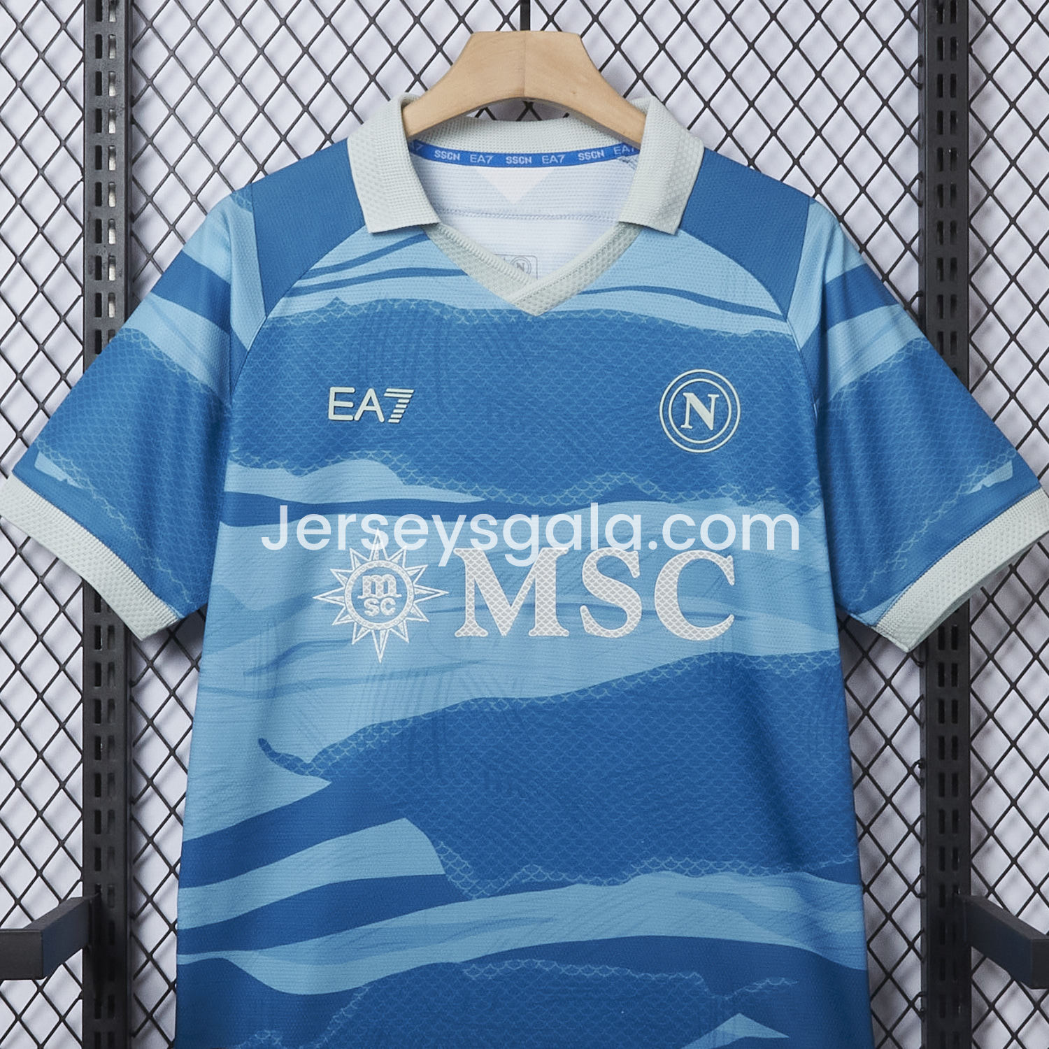 JerseysGala.com | Napoli 24-25 Partenope Special Edition Jersey - Fans Version -Customize Name, Number and Patch | Worldwide Shipping