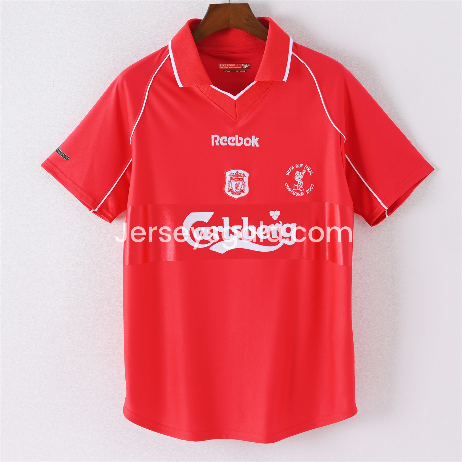 JerseysGala.com | Retro Liver.pool 2000-01 Home Jersey -Customize Name, Number and Patch | Worldwide Shipping