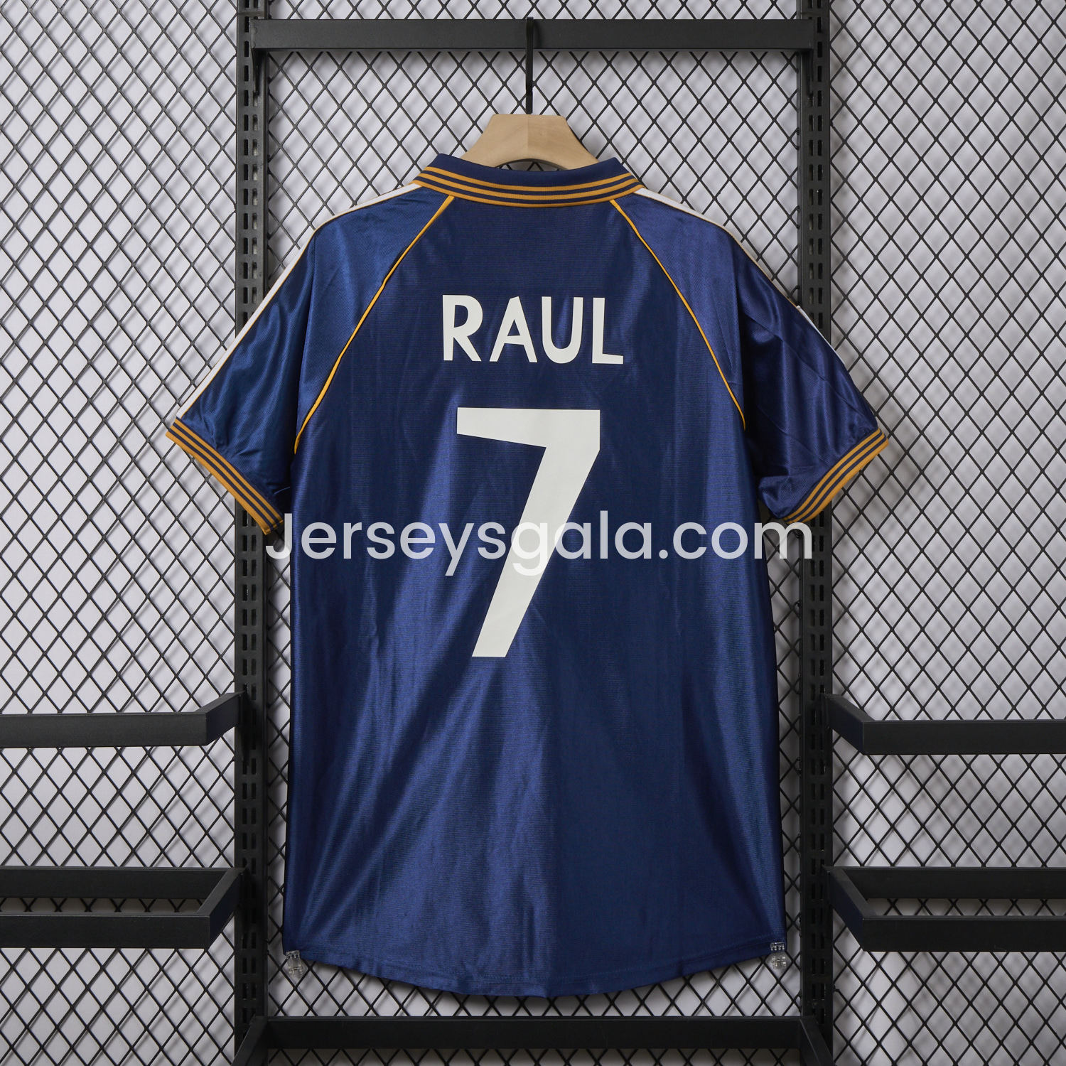 JerseysGala.com | Retro Real Madrid 1998-99 Third Jersey -Customize Name, Number and Patch | Worldwide Shipping
