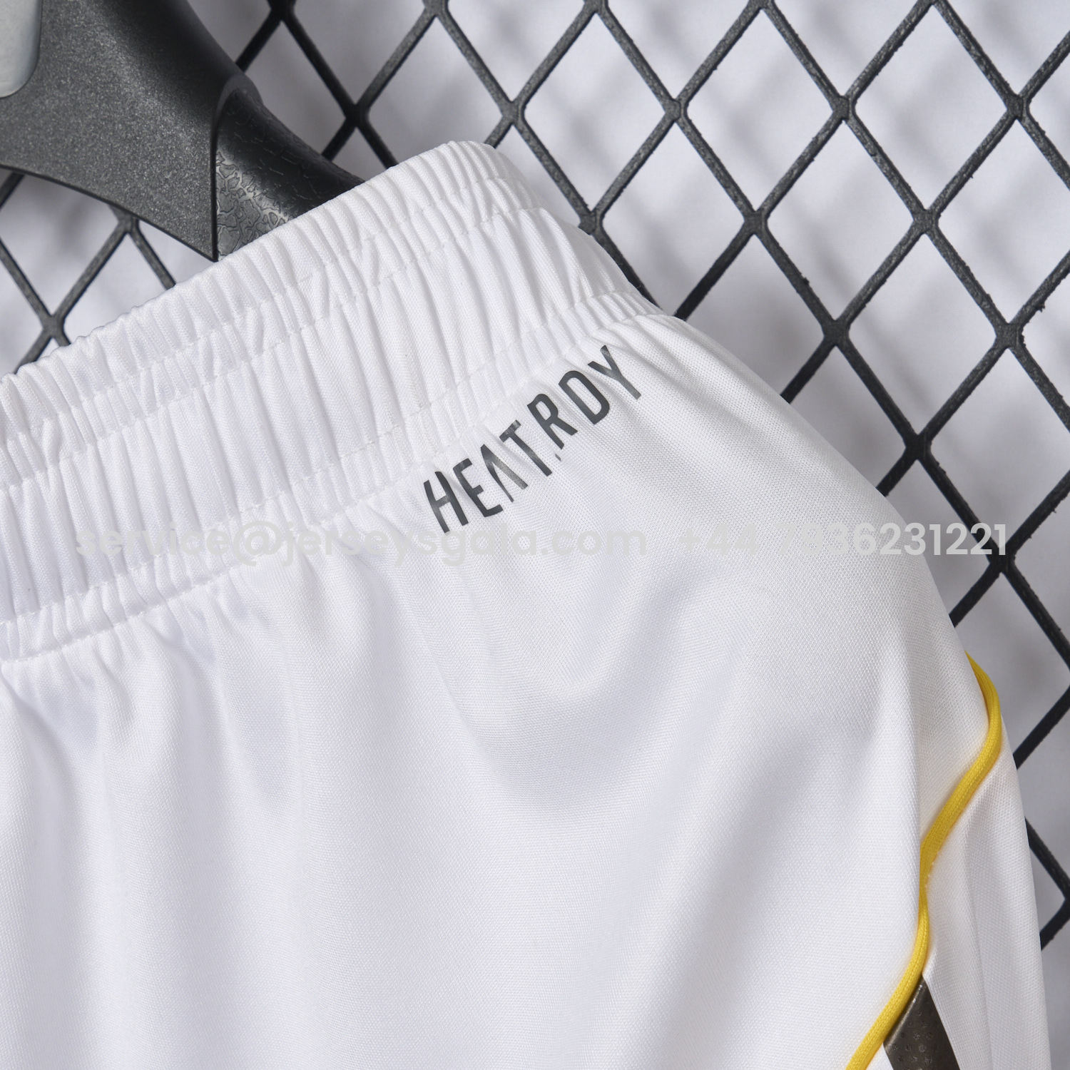 JerseysGala.com | Real Madrid 25-26 Home White Shorts - Player Version -Customize Name, Number and Patch | Worldwide Shipping