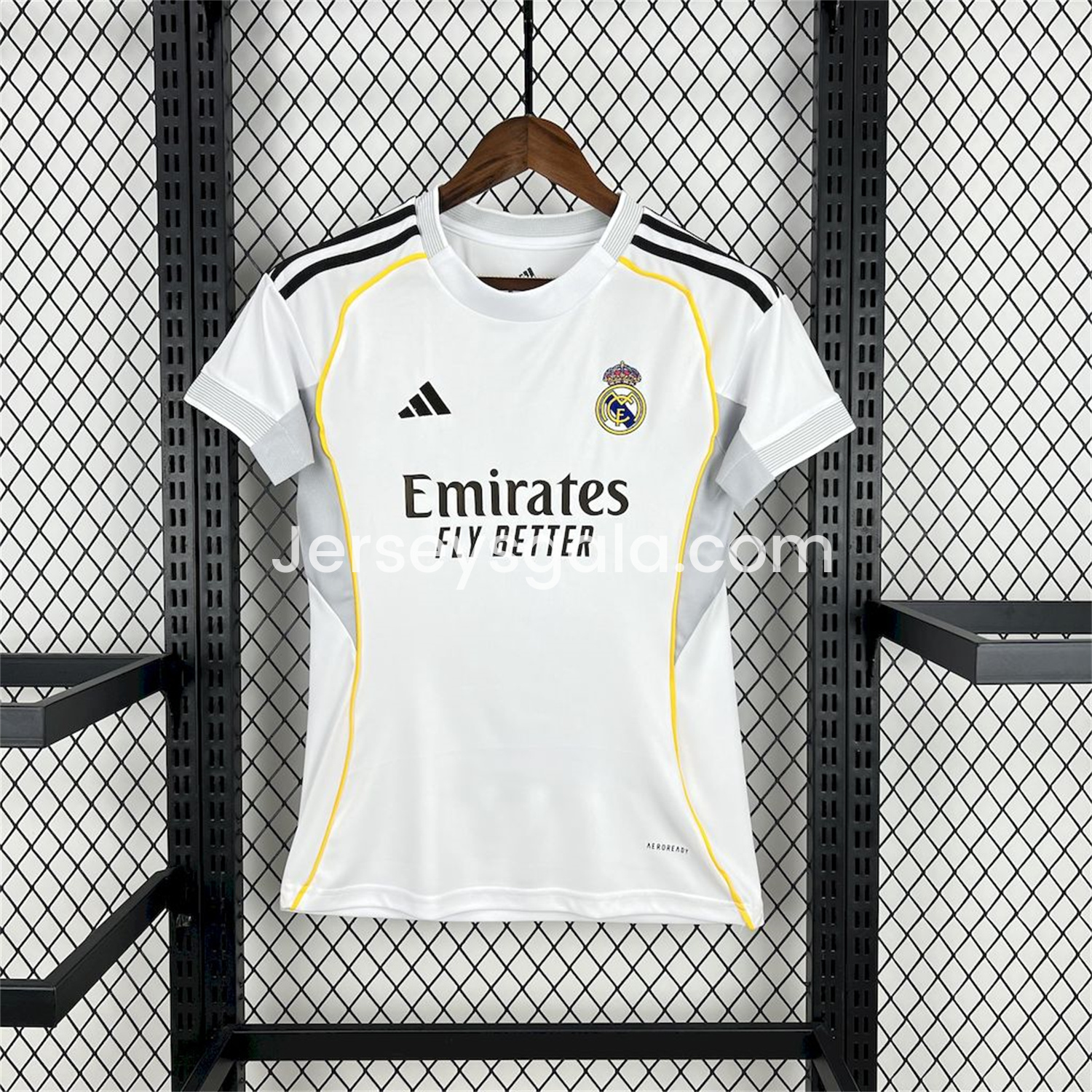 JerseysGala.com | Women's Real Madrid 25-26 Home Jersey -Customize Name, Number and Patch | Worldwide Shipping