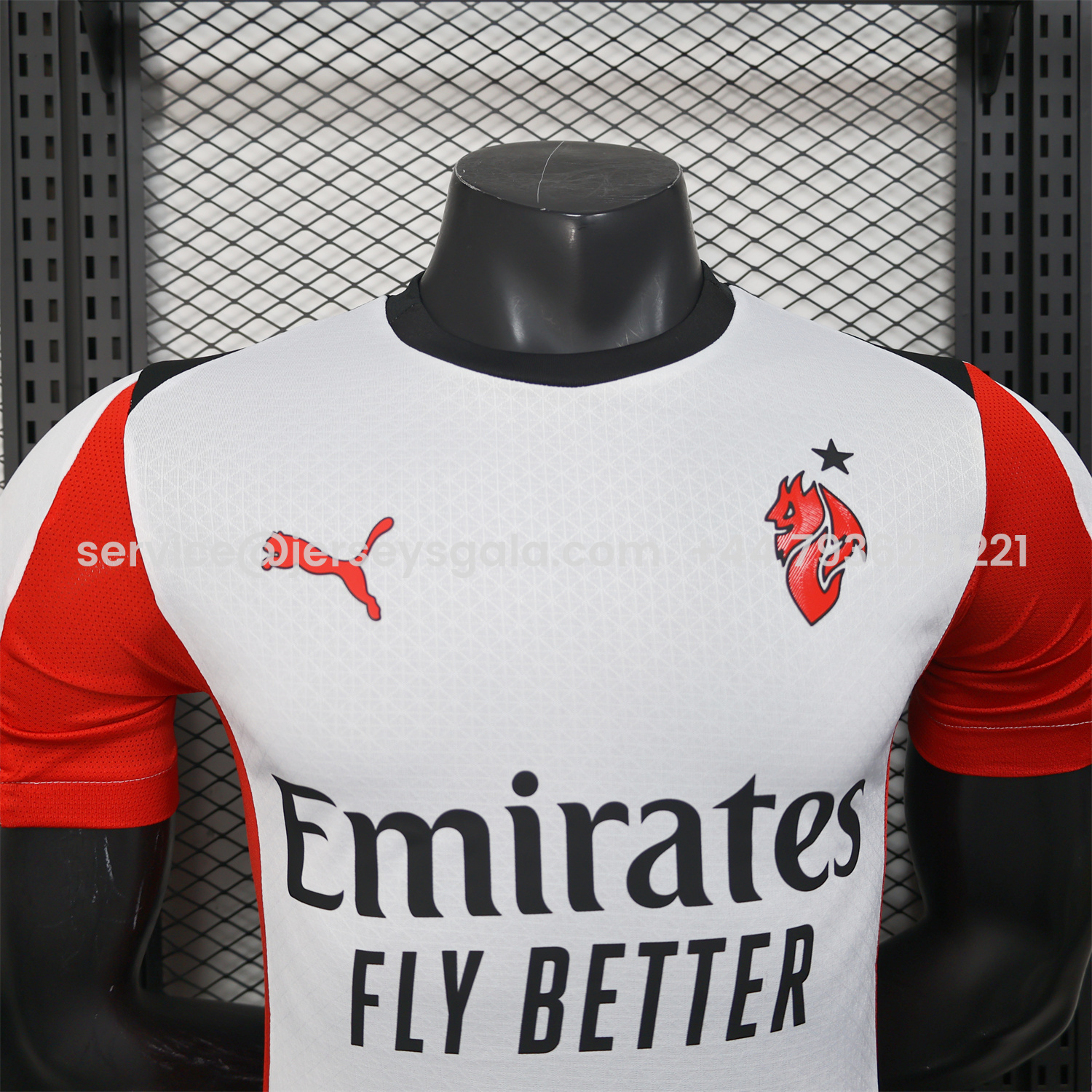 JerseysGala.com | AC Milan 25-26 Away White Jersey - Player Version -Customize Name, Number and Patch | Worldwide Shipping
