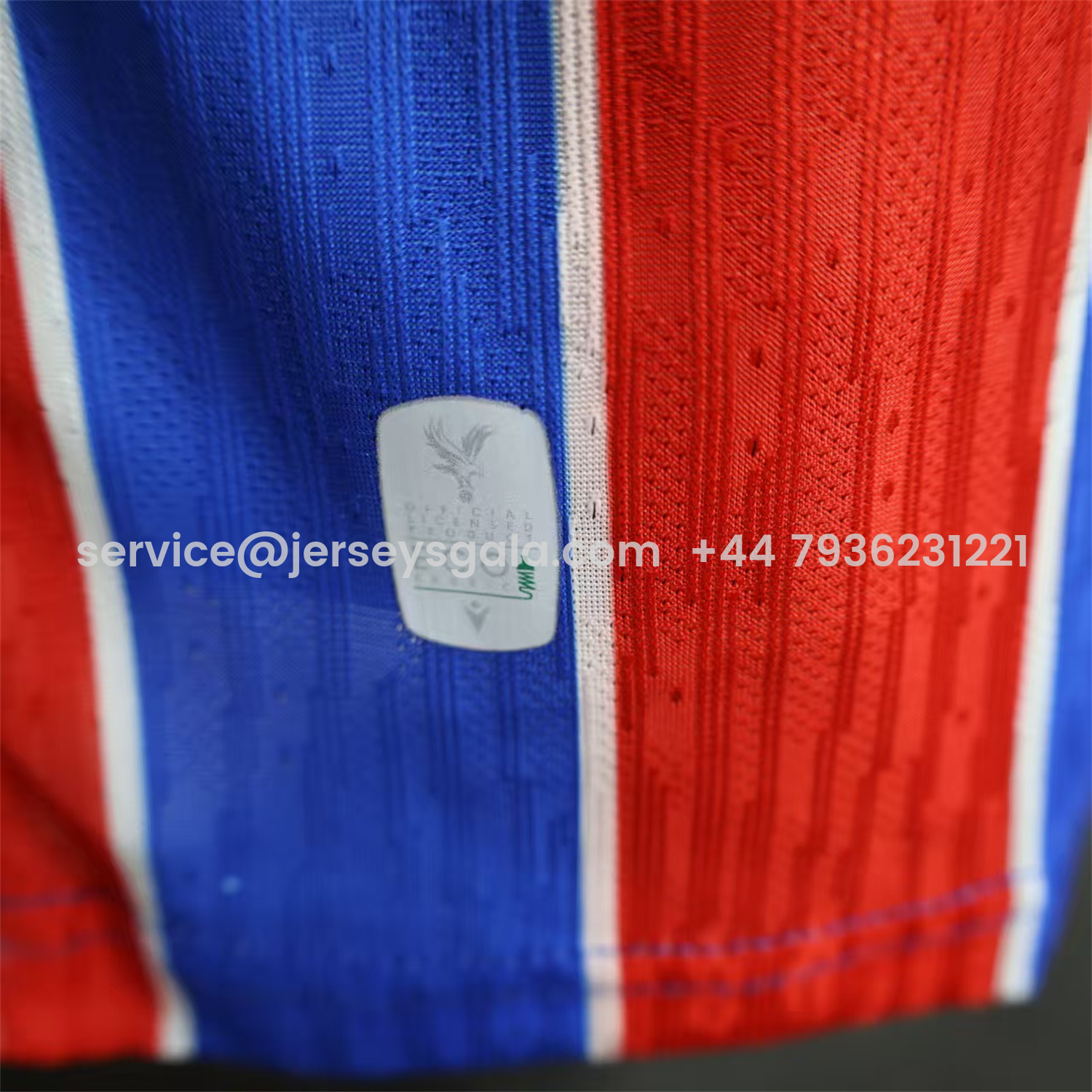JerseysGala.com | Crystal Palace 25-26 Home Jersey - Player Version -Customize Name, Number and Patch | Worldwide Shipping