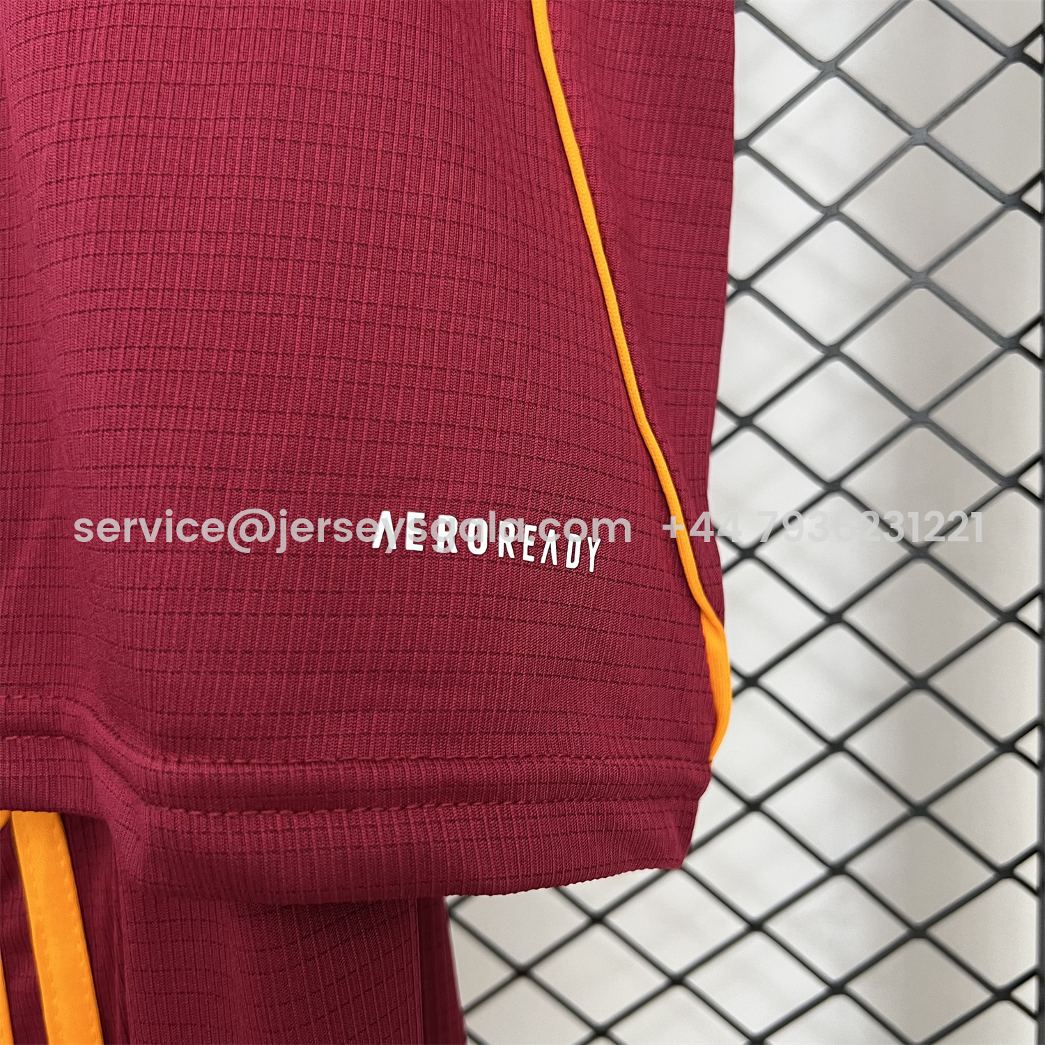 JerseysGala.com | AS Roma 25-26 Home Unsponsored Kids Kit -Customize Name, Number and Patch | Worldwide Shipping