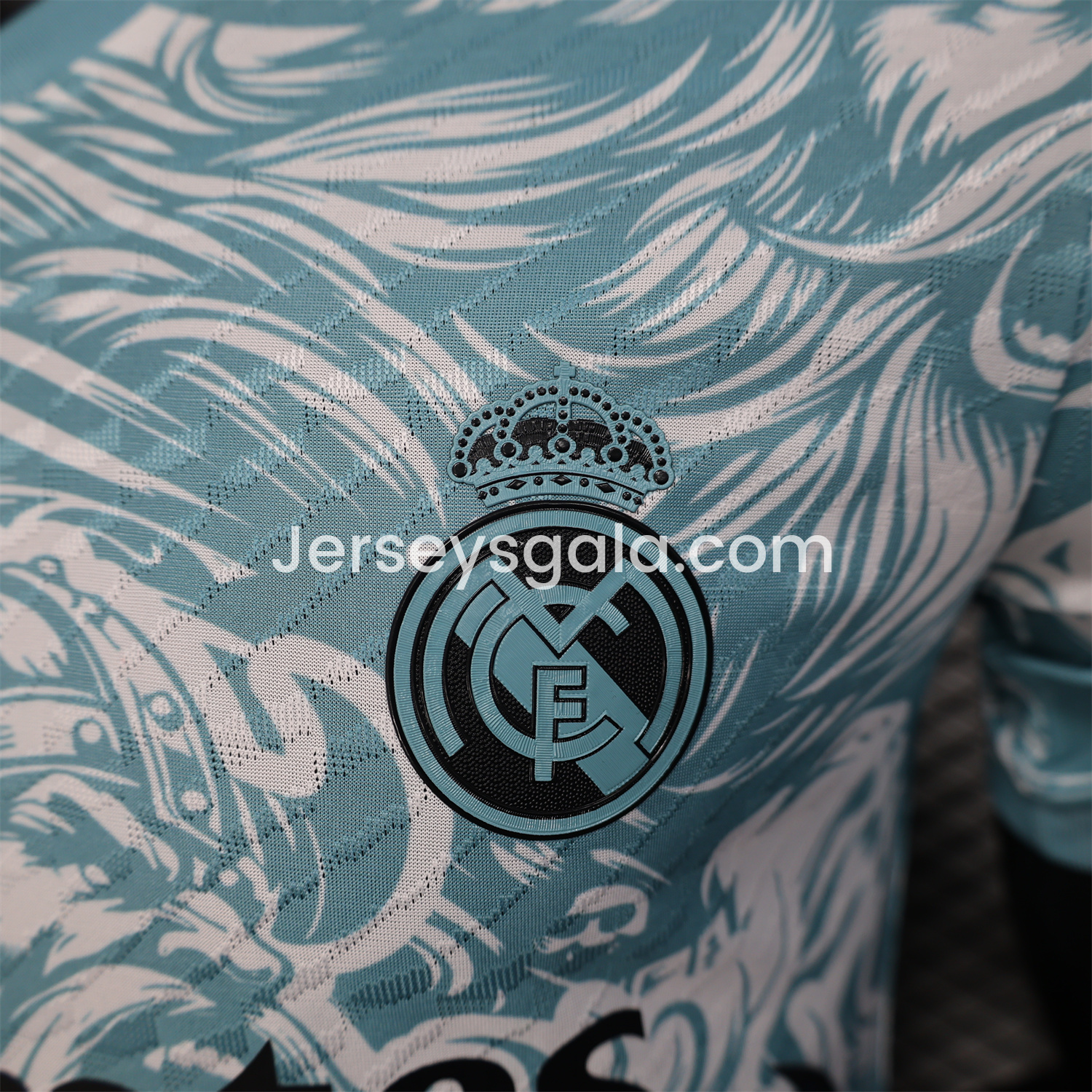 JerseysGala.com | Real Madrid 25-26 Blue Viking Roar Special Edition Jersey - Player Version -Customize Name, Number and Patch | Worldwide Shipping