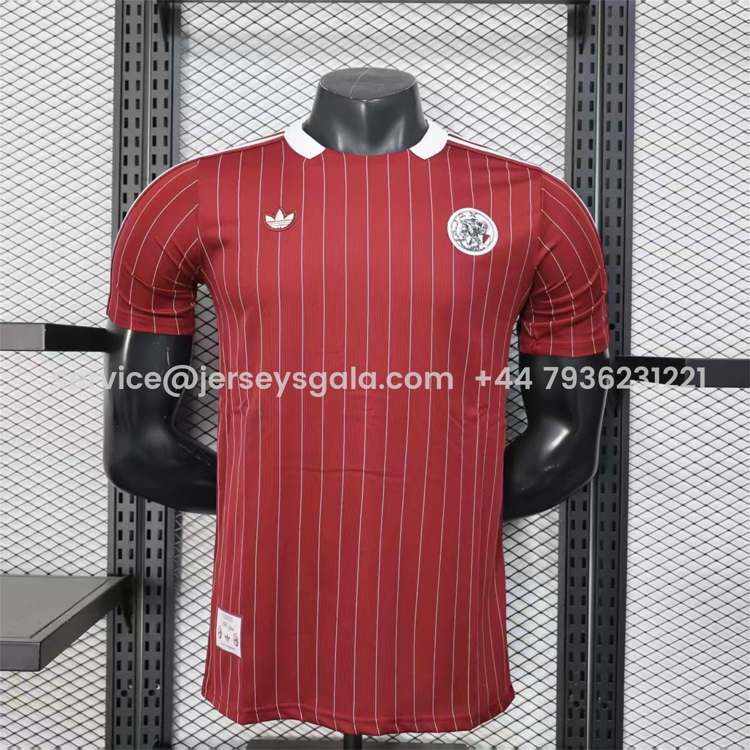 JerseysGala.com | Ajax 25-26 Icon Range Travel Special Edition Red Jersey - Player Version -Customize Name, Number and Patch | Worldwide Shipping