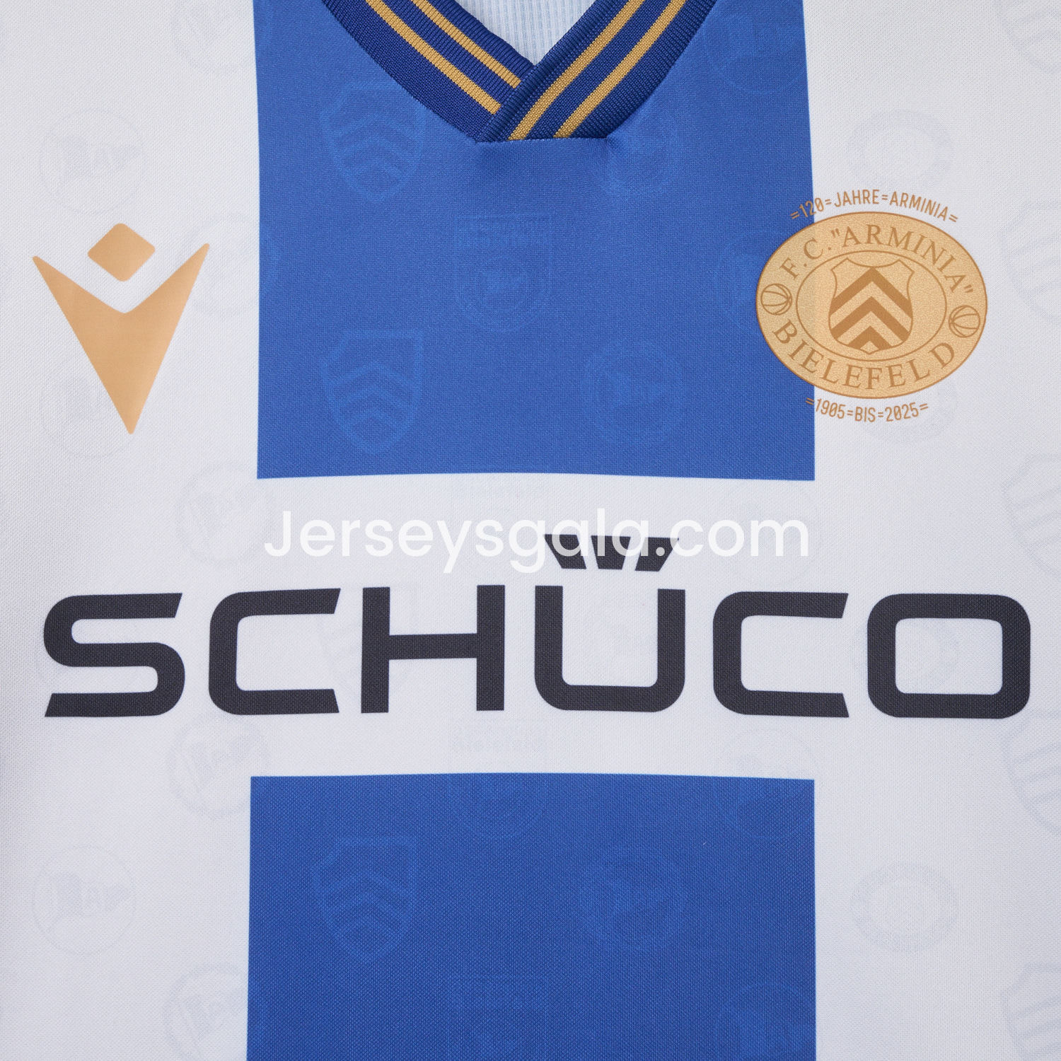 JerseysGala.com | Arminia Bielefeld 24-25 120th Anniversary Jersey - Fans Version -Customize Name, Number and Patch | Worldwide Shipping