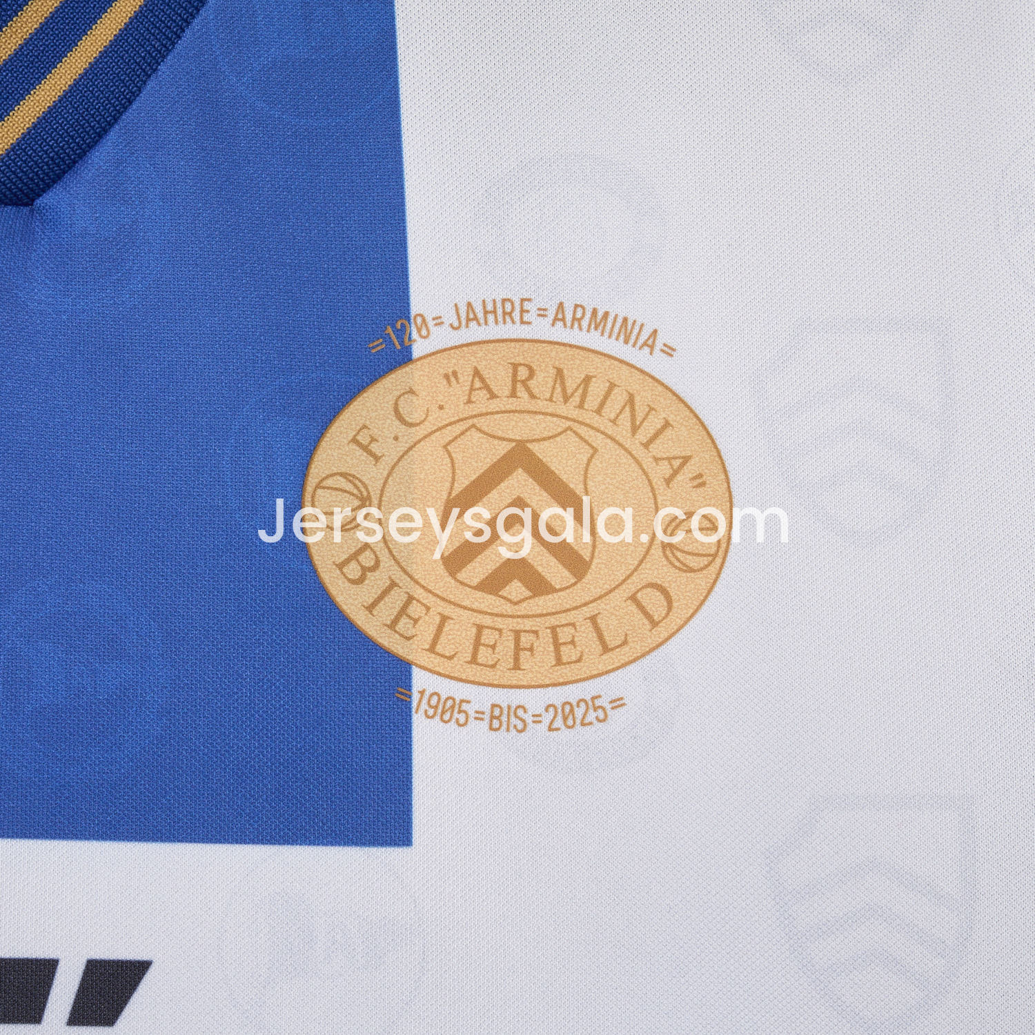JerseysGala.com | Arminia Bielefeld 24-25 120th Anniversary Jersey - Fans Version -Customize Name, Number and Patch | Worldwide Shipping